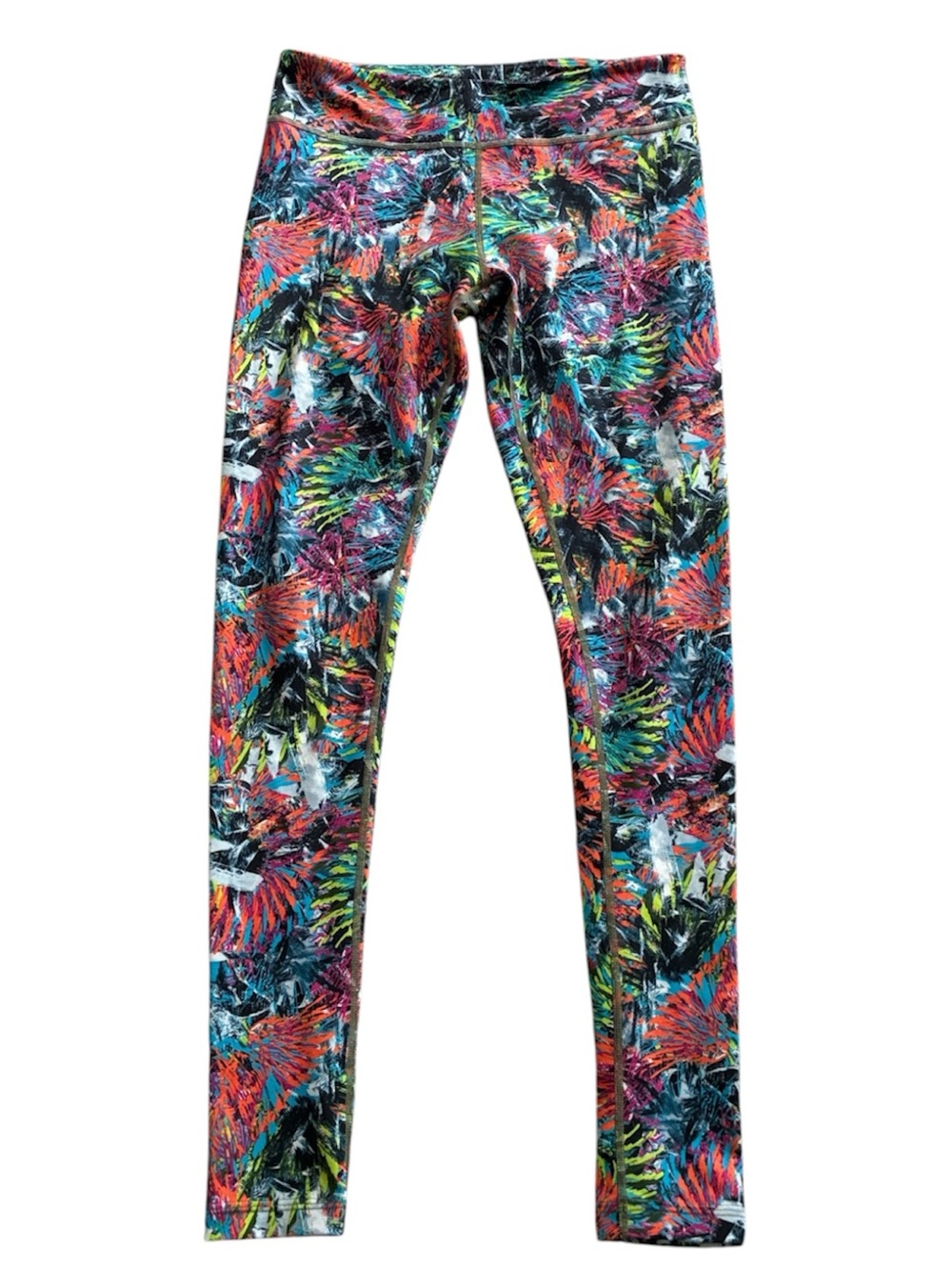 Zumba Fitness  Multicolor Tropical Print Leggings size M